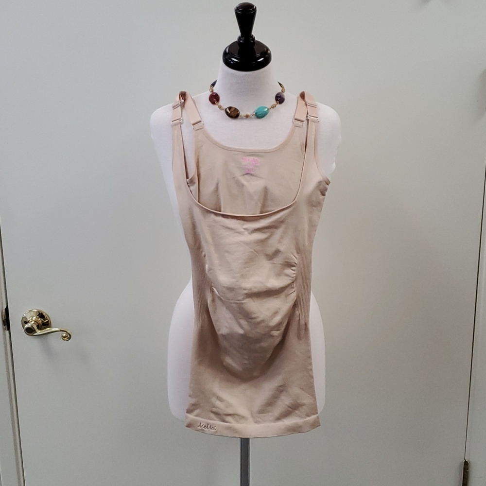 Braless compression shaping slip